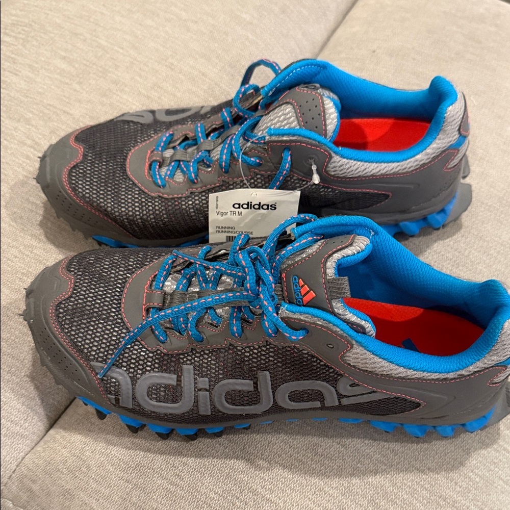 Adidas Athletic Shoes - Gray and Blue